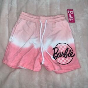 Barbie pink elastic waist shorts size‎ XS new with tags